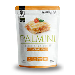 Palmini Lasagna Noodles pack close-up, a low-carb pasta option for keto meals.