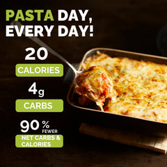 Palmini packaging six-pack signals convenient portions for meal prep.