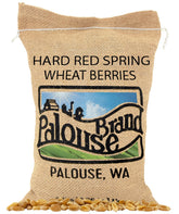 Palouse Brand wheat berries 5lb packaging for easy pantry storage and quick meals.