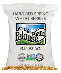 Palouse Brand wheat berries bag ready for pantry storage and versatile cooking.