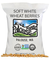 Palouse Brand wheat berries in bulk bag ideal for sprouting and baking.