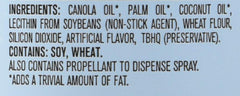 PAM Baking Spray pan prep scene illustrating greaseless coating for bakeware