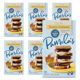 Pamela's Traditional Honey Grahams pack shot highlighting gluten-free family-friendly snack.