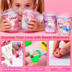 PAMMYAN pencils featuring kid-friendly designs for school use