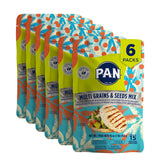 P.A.N. Multi Grains & Seeds Mix dough ready, gluten-free base for arepas.
