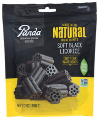 Panda Licorice Chew packaging shows a convenient 7 oz bag for on-the-go snacking.