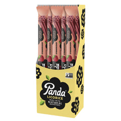 Panda natural strawberry licorice soft bites for on-the-go snacking