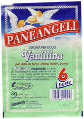 Paneangeli Vanillina powder being sprinkled into batter for enhanced aroma.