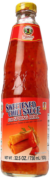 Pantainorasingh Pantai Sweetened Chili Sauce bottle pour for dipping and flavor enhancement