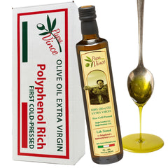 Papa Vince olive oil bottle front—unrefined EVOO ideal for daily cooking