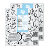 Paper2Eat frosting sheets in a resealable bag preserve freshness for months.