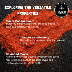 Paprika powder dusting on dish suggests versatile seasoning options.