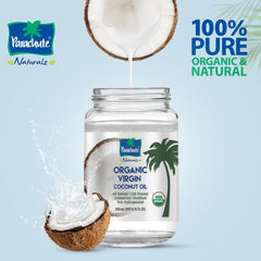 Kitchen-ready Parachute Naturalz coconut oil for baking and sautéing.