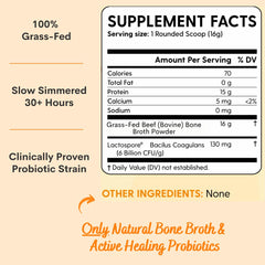 Paradise Naturals collagen and protein label showcases skin and joints benefits.