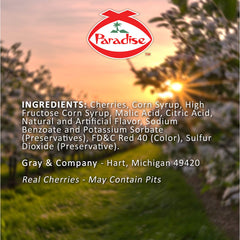 Paradise Red Cherries on a baking sheet ready to inspire cherry brownies and cookies.