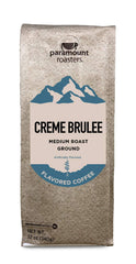 Paramount Roasters Creme Brulee coffee pour captures smooth, comforting preparation.
