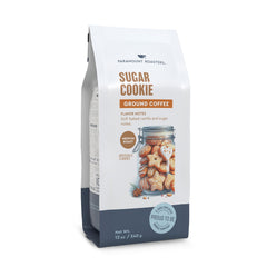 Paramount Roasters Sugar Cookie Ground Coffee bag exudes rich aroma for cozy mornings.