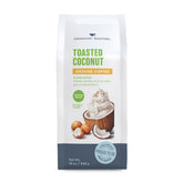 Paramount Roasters toasted coconut ground coffee bag releases tropical aroma in every brew.