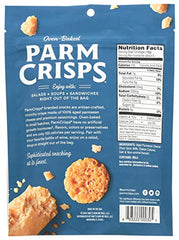 Parm Crisps parmesan shavings on plate highlight crisp texture ideal for salads