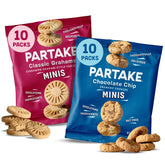 Partake Crunchy Chocolate Chip Cookies in allergen-free recipe ideal for school snacks.
