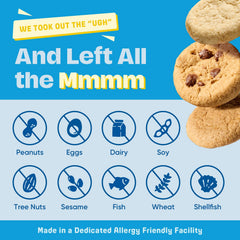 Partake soft baked cookies lemon, vegan treat with clean ingredients for snack time