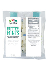 Party Sweets White Buttermints table decor showcases festive elegance