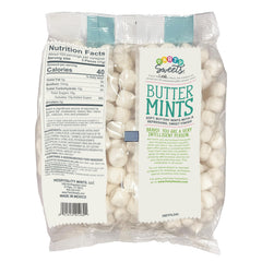 Party Sweets White Buttermints displayed as table decoration for celebrations