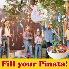 Partypom fruit snacks variety for kid-friendly Halloween treats.