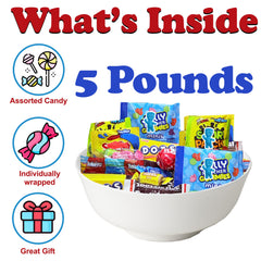 Partypom fruity gummies mini packets for quick servings at events