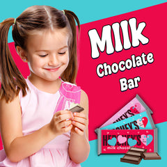 Partypom Hershey milk chocolate bars with smooth, creamy texture.