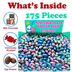 Partypom Hershey Milk Chocolate Eggs pastel wrappers ideal for spring celebrations