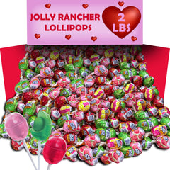 Partypom Jolli Rancher lollipops bulk packaging for sharing.