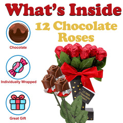 Partypom milk chocolate roses close-up highlights creamy texture and premium Belgian quality.