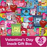 Partypom Valentine’s variety box front view, ideal for classroom sharing
