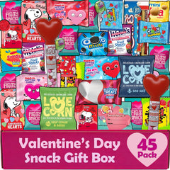 Partypom Valentine’s variety box front view, ideal for classroom sharing