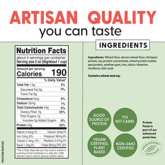 Pastabilities Protein Pasta texture closeup highlights firm bite and glossy sauce adhesion.