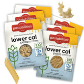 Pastabilities variety-pack packaging highlights a low-calorie pasta option for weeknight meals.