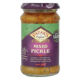 Patak's Hot Mixed Pickle jar, a bold condiment for lively meals.
