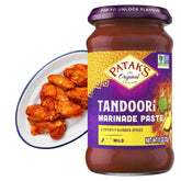 Patak’s Tandoori Marinade Paste jar front view for convenient grilling