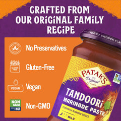 Yogurt-marinade mix with Patak’s paste for quick weeknight chicken