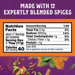 Close-up of Patak's spice paste label showing authentic blend for quick curries.