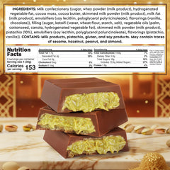 Patis Savore pistachio cream filling shows creamy texture ideal for dessert moments.