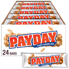 PAYDAY bulk box of 24 bars ready for sharing and gifting.