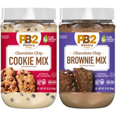 PB2 Pantry Chocolate Chip Cookie Mix jar ready to bake a protein rich treat