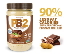 PB2 cocoa bundle smoothie—creamy texture without extra oil.
