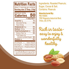 Powdered PB2 dissolves smoothly into milk for beverages