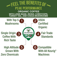 Peak Performance Cordyceps pod provides natural energy without jitters.