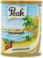 Peak Whole Milk Powder can front signaling premium Holland dairy for versatile use