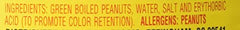Cans of Peanut Patch boiled peanuts stacked for pantry use