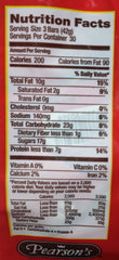 Pearson's Salted Nut Roll close-up reveals crunchy salty chewy texture
